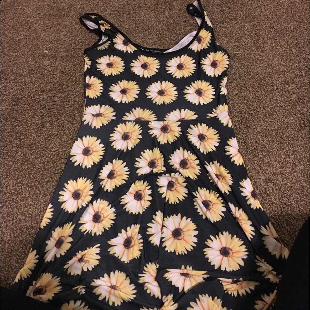 See you Monday flower dress